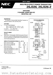 2SJ326-Z datasheet pdf NEC