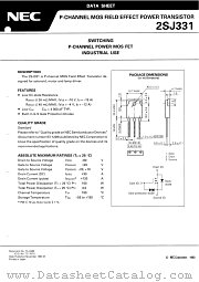 2SJ331 datasheet pdf NEC