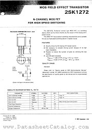 2SK1272 datasheet pdf NEC