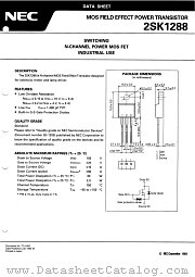 2SK1288 datasheet pdf NEC