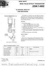 2SK1482 datasheet pdf NEC