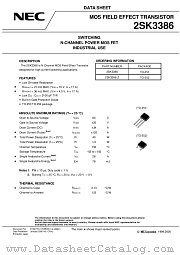 2SK3386 datasheet pdf NEC