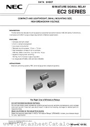 EC2-12TNP datasheet pdf NEC