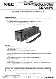 LD7215W datasheet pdf NEC