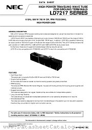 LD7217W datasheet pdf NEC