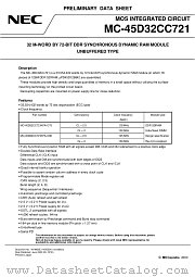 MC-45D32CC721 datasheet pdf NEC