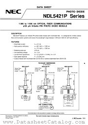 NDL5421P1D datasheet pdf NEC