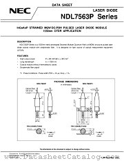 NDL7563PC datasheet pdf NEC