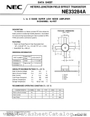 NE33284A-T1 datasheet pdf NEC