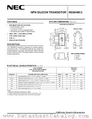 NE894M13 datasheet pdf NEC