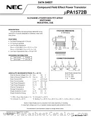 UPA1572BH datasheet pdf NEC