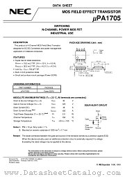 UPA1705G datasheet pdf NEC