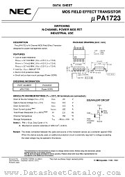 UPA1723 datasheet pdf NEC