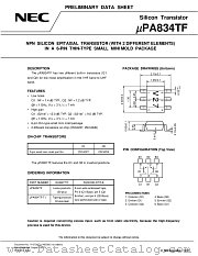 UPA834TF datasheet pdf NEC