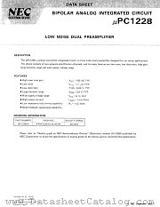 UPC1228 datasheet pdf NEC