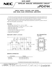 UPC4744C datasheet pdf NEC