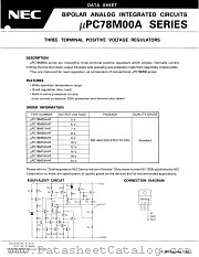 UPC78M05AHF datasheet pdf NEC