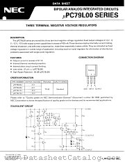 UPC79L00 datasheet pdf NEC