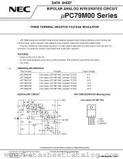 UPC79M18HF datasheet pdf NEC