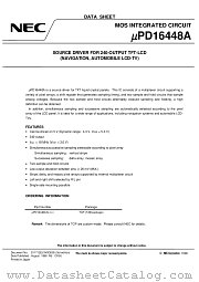 UPD16448AN datasheet pdf NEC