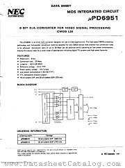 UPD6951G datasheet pdf NEC