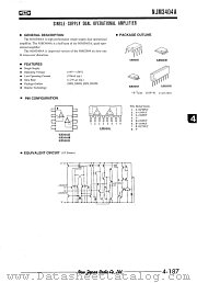 NJM3404A datasheet pdf New Japan Radio