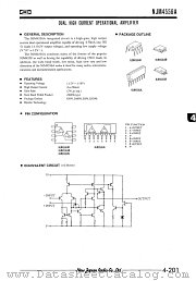 NJM4556A datasheet pdf New Japan Radio