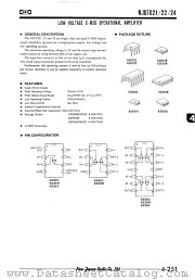 NJU7022 datasheet pdf New Japan Radio