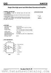 NJM2720 datasheet pdf New Japan Radio