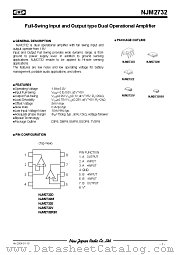 NJM2732 datasheet pdf New Japan Radio