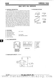 NJM2403 datasheet pdf New Japan Radio