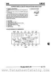 NJM2362 datasheet pdf New Japan Radio