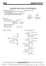 NJM2373AU datasheet pdf New Japan Radio