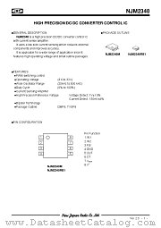 NJM2340 datasheet pdf New Japan Radio