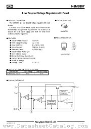 NJM2807 datasheet pdf New Japan Radio