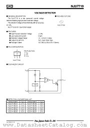 NJU7719 datasheet pdf New Japan Radio