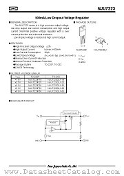 NJU7223 datasheet pdf New Japan Radio