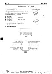 NJM2225 datasheet pdf New Japan Radio