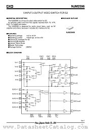 NJM2596 datasheet pdf New Japan Radio