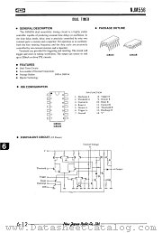 NJM556 datasheet pdf New Japan Radio