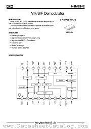 NJM2542 datasheet pdf New Japan Radio