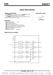 NJM2577 datasheet pdf New Japan Radio