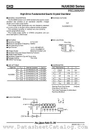 NJU6360 datasheet pdf New Japan Radio