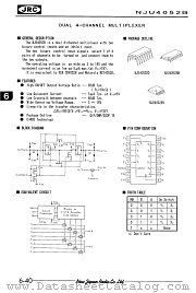 NJU4052B datasheet pdf New Japan Radio