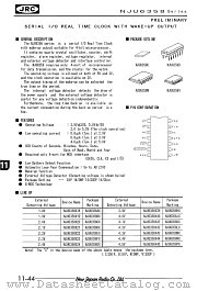 NJU6358HX datasheet pdf New Japan Radio