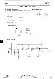 NJM2072 datasheet pdf New Japan Radio