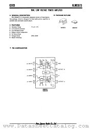 NJM2073 datasheet pdf New Japan Radio