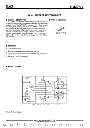 NJM3777 datasheet pdf New Japan Radio