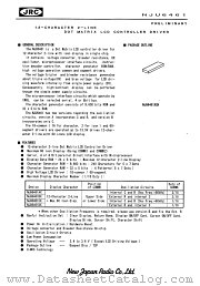 NJU6461 datasheet pdf New Japan Radio