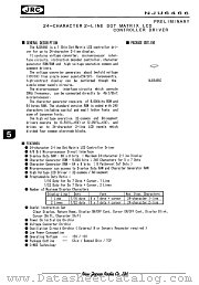 NJU6466 datasheet pdf New Japan Radio